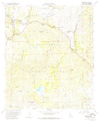 Descanso 1960 topographic map thumbnail