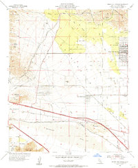 Desert Hot Springs 1955 topographic map thumbnail