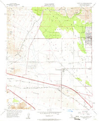 Desert Hot Springs 1955 topographic map thumbnail