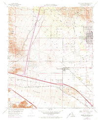 Desert Hot Springs 1955 topographic map thumbnail
