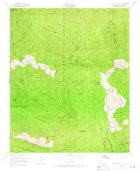 Devils Heart Peak 1943 topographic map thumbnail