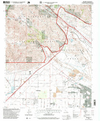 Devore 1996 topographic map thumbnail