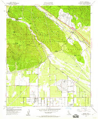Devore 1954 topographic map preview