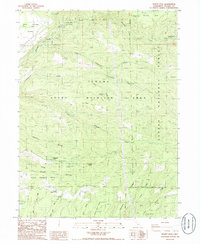Dewitt Peak 1985 topographic map thumbnail
