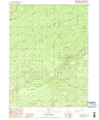 Digger Pine Flat 1986 topographic map thumbnail
