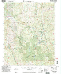 Dinkey Creek 2004 topographic map thumbnail