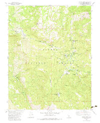 Dinkey Creek 1982 topographic map thumbnail