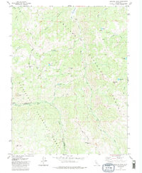 Disaster Peak 1979 topographic map thumbnail