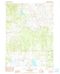 Dixie Peak 1983 topographic map thumbnail