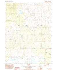 Dixie Peak 1983 topographic map thumbnail