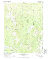 Dog Valley 1981 topographic map thumbnail