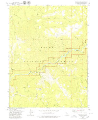 Dogwood Peak 1979 topographic map thumbnail