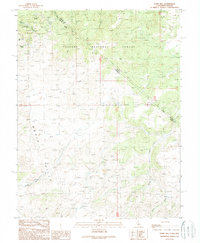 Dome Hill 1989 topographic map thumbnail