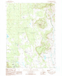 Donica Mountain 1990 topographic map thumbnail