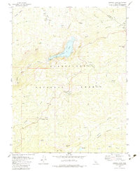 Donnell Lake 1979 topographic map thumbnail