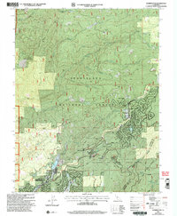 Dorrington 2001 topographic map thumbnail