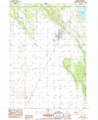 Dorris 1985 topographic map thumbnail