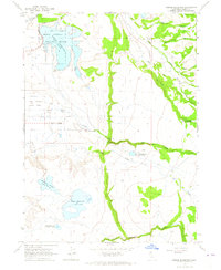 Dorris Reservoir 1963 topographic map thumbnail