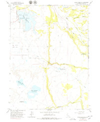 Dorris Reservoir 1963 topographic map thumbnail
