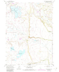 Dorris Reservoir 1963 topographic map thumbnail