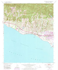 Dos Pueblos Canyon 1951 topographic map thumbnail