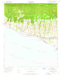 Dos Pueblos Canyon 1951 topographic map thumbnail
