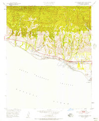 Dos Pueblos Canyon 1951 topographic map thumbnail