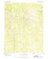 Dos Rios 1967 topographic map thumbnail