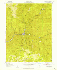 Downieville 1951 topographic map thumbnail
