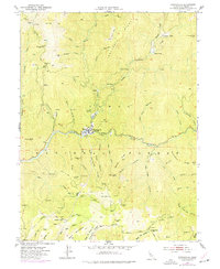 Downieville 1951 topographic map thumbnail