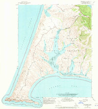 Drakes Bay 1953 topographic map thumbnail