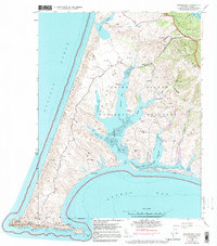 Drakes Bay 1953 topographic map thumbnail