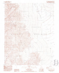 Dry Bone Canyon 1986 topographic map thumbnail
