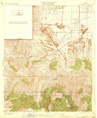 Dry Canyon 1932 topographic map thumbnail