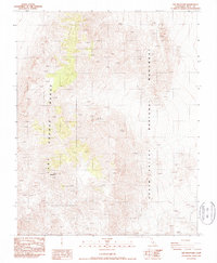 Dry Mountain 1987 topographic map thumbnail