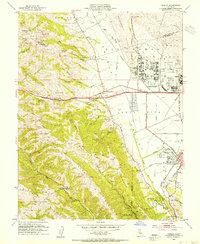 Dublin 1953 topographic map preview