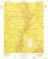 Duckwall Mtn 1949 topographic map thumbnail