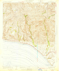 Dume Point 1932 topographic map thumbnail