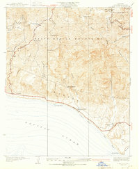 Dume Point 1932 topographic map thumbnail