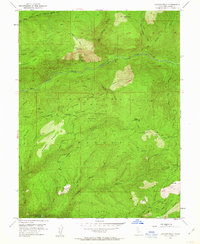 Duncan Peak 1952 topographic map thumbnail