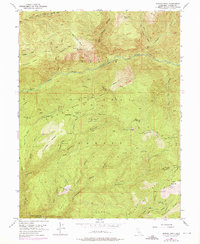 Duncan Peak 1952 topographic map thumbnail