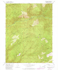 Duncan Peak 1952 topographic map thumbnail