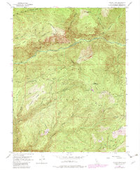 Duncan Peak 1952 topographic map thumbnail