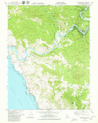 Duncans Mills 1979 topographic map thumbnail