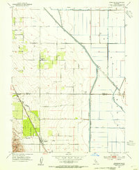 Dunnigan 1953 topographic map thumbnail