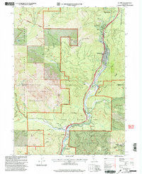 Dunsmuir 1998 topographic map thumbnail
