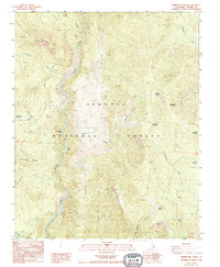 Durrwood Creek 1987 topographic map thumbnail