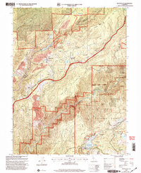 Dutch Flat 2000 topographic map thumbnail