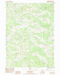 Duzel Rock 1984 topographic map thumbnail
