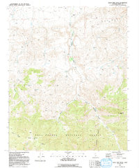 Eagle Rest Peak 1991 topographic map thumbnail